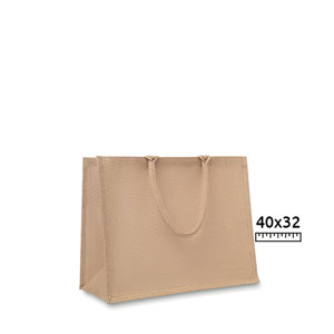 Shopper in juta con interno laminato 40x17x32cm