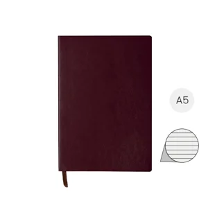 Block notes A5 con copertina in morbida pelle PU e 100 fogli a righe