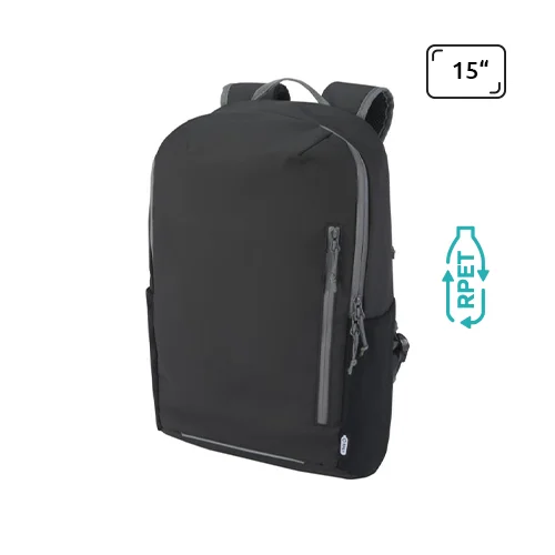 Zaino impermeabile porta PC da 15" in materiale riciclato certificato 21L