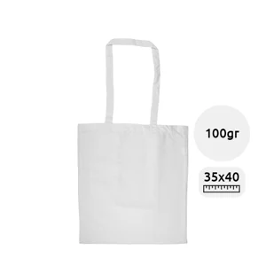 Shopper in Cotone con manici lunghi disponibili in vari colori da 100gr 35x40cm