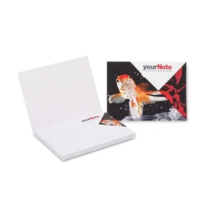 Blocco di foglietti adesivi bianchi con Copertina personalizzati