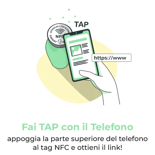 Adesivi Personalizzati con Tag NFC Schermati - Gadget Digitali con il tuo logo o grafica