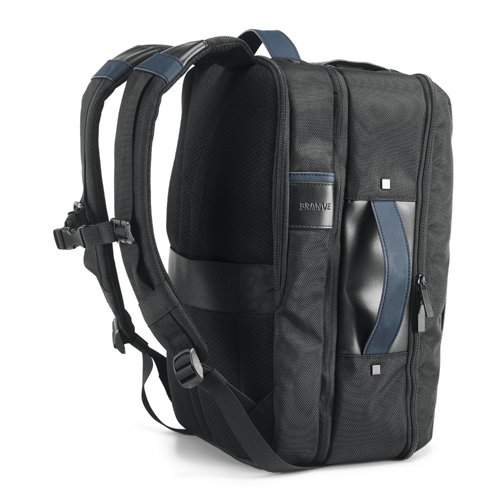 Zaino Branve 2in1 porta pc da 15.6” e borsa da viaggio con tasca antifurto e cinghia per trolley