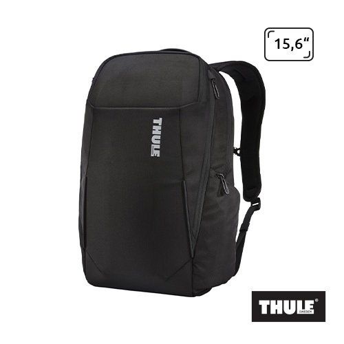Zaino porta pc da viaggio Thule da 15.6" in poliestere riciclato con scomparto SafeZone e cinghia pettorale regolabile