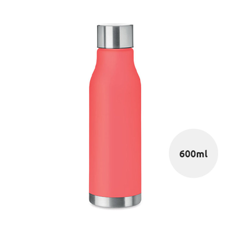 Borraccia in RPET da 600ml con finitura gommata