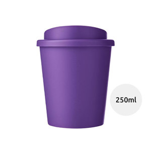 Bicchiere termico Espresso color a doppia parete con coperchio a vite da 250ml