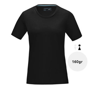 T-shirt da donna colori assortiti a girocollo taglio regolare 100% cotone biologico 160gr