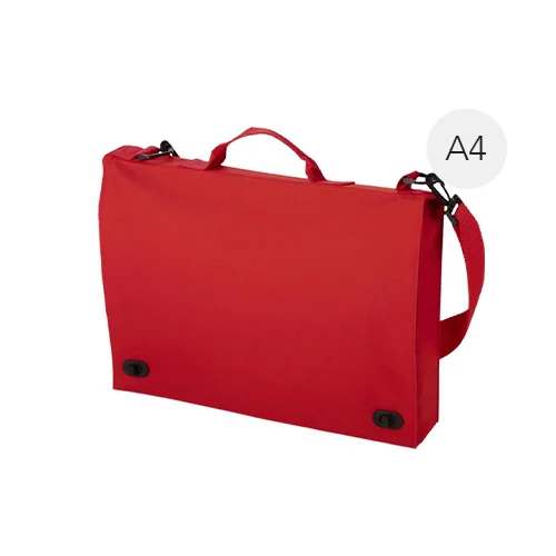 Borsa porta documenti A4 in poliestere 600D 38x7x28cm
