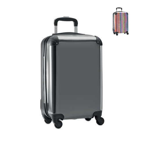 Trolley in ABS e PC  con parte frontale totalment epersonalizzabile 35X22X57CM