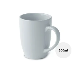 Tazza in ceramica bianca 300ml