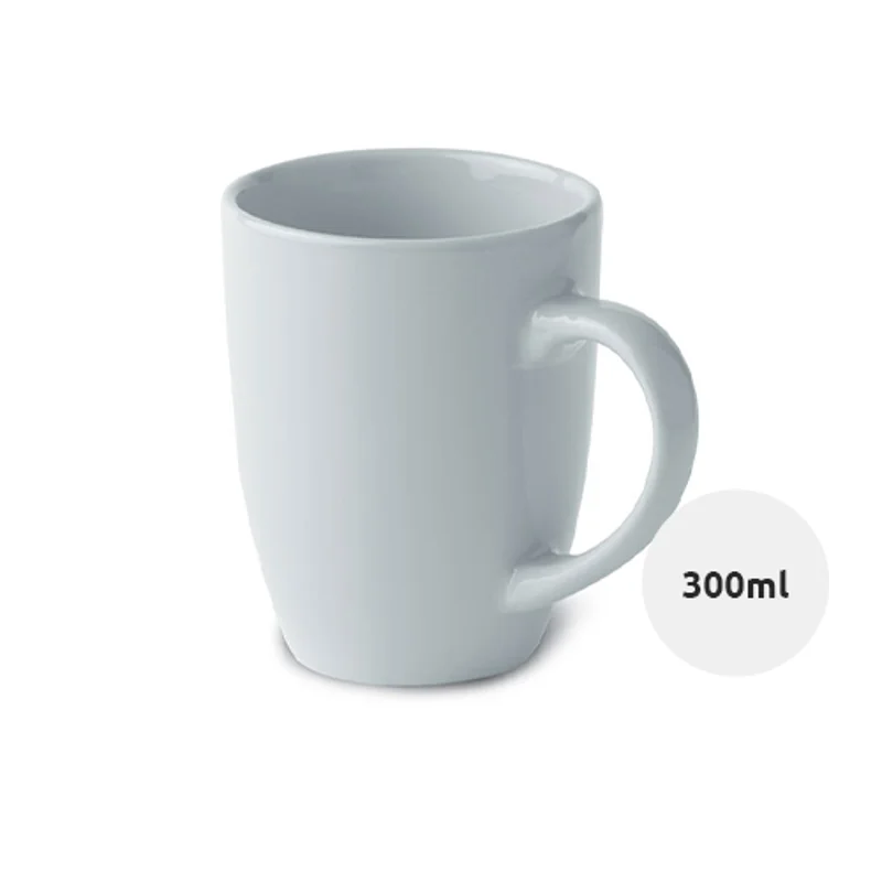 Tazza in ceramica bianca 300ml