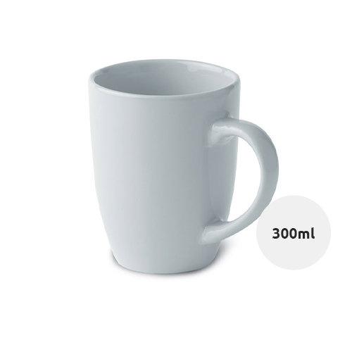 Tazza in ceramica bianca 300ml