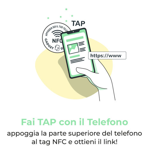 Adesivi Classici con Tag NFC Schermati  - Gadget Digitali disponibili in diversi colori