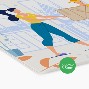 Supporto rigido polionda 3,5mm