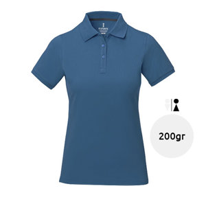 Polo da donna in piqué di cotone a manica corta da 200gr