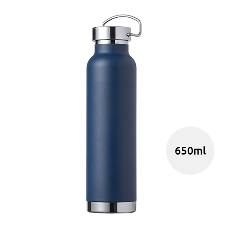 Borraccia termica in acciaio inossidabile a doppia parete con isolamento in rame 650ml