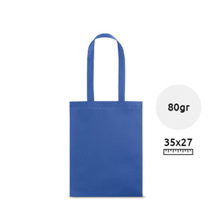 Shopper in TNT con manici lunghi in diverse colorazioni da 80gr 27x35cm