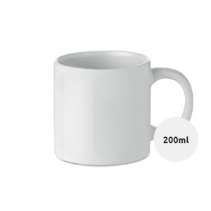 Tazza da cappuccino in ceramica ideale per sublimazione 200ml