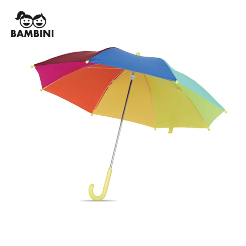 Ombrello per bambini con impugnatura e punte in plastica da 18" ø460mm