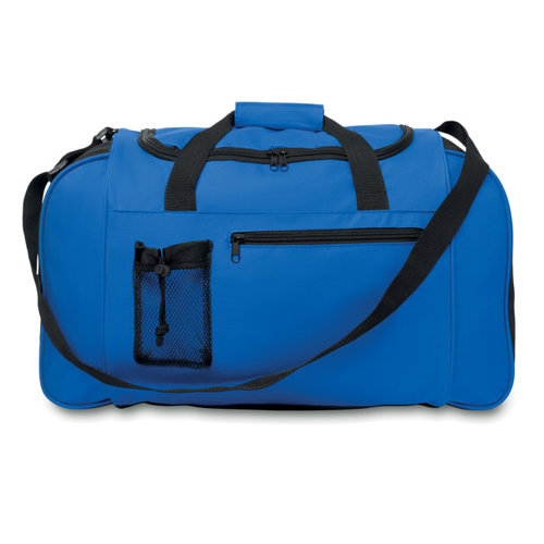 Borsone per lo sport o da viaggio in poliestere con tracolla regolabile e varie tasche a chiusura zip 57x24x35cm