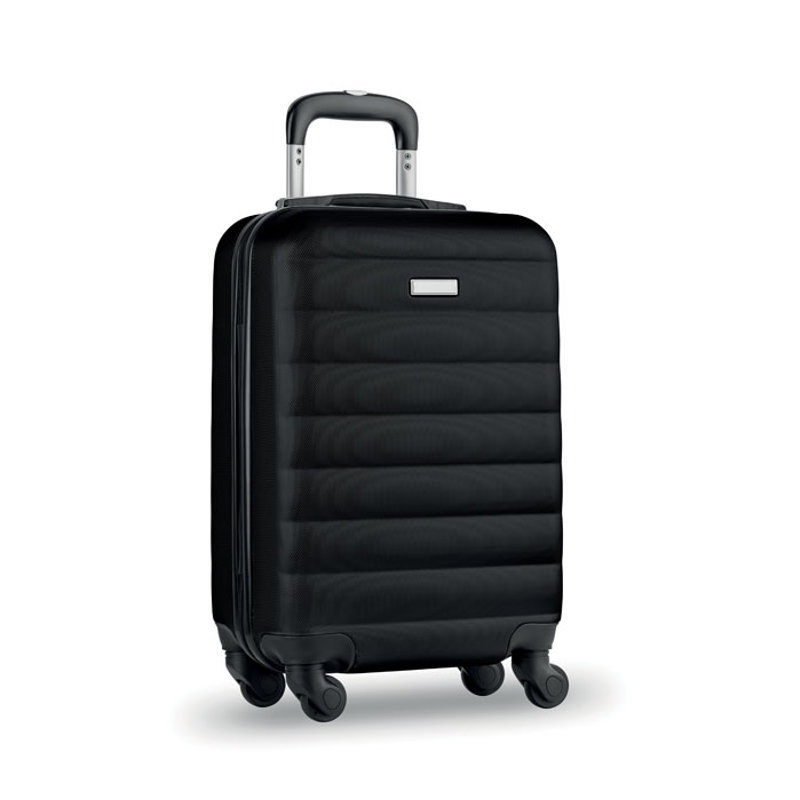 Trolley rigido in ABS con scomparto interno principale e lucchetto di sicurezza e 4 rotelle girevoli 34X20X47cm
