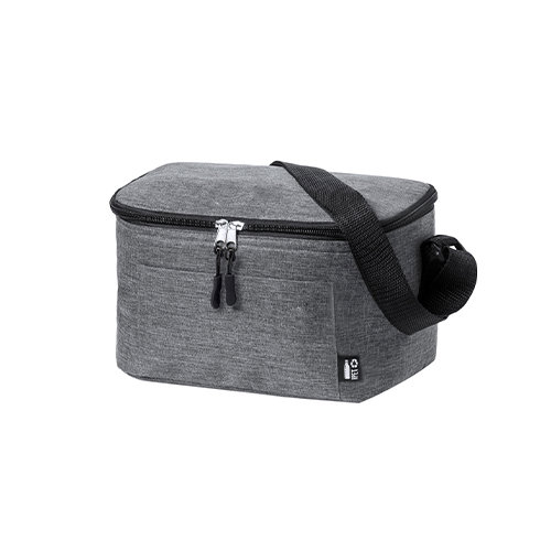 Borsa frigo in RPET con tracolla e tasca frontale 250×150×150mm