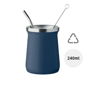 Tazza da tè Yerba Mate in acciaio inossidabile riciclato 240ml