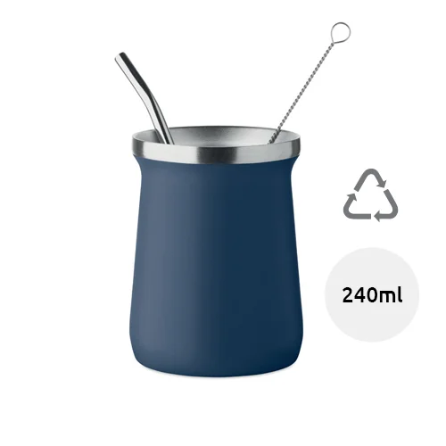 Tazza da tè Yerba Mate in acciaio inossidabile riciclato 240ml