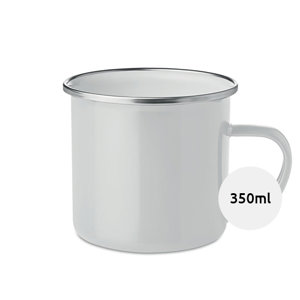 Tazza Vintage in metallo da 350ml personalizzata in Sublimazione