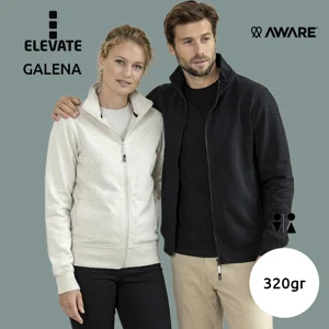 Felpa ELEVATE GALENA unisex in tessuto riciclato da 320gr con sistema di tracciamento Aware