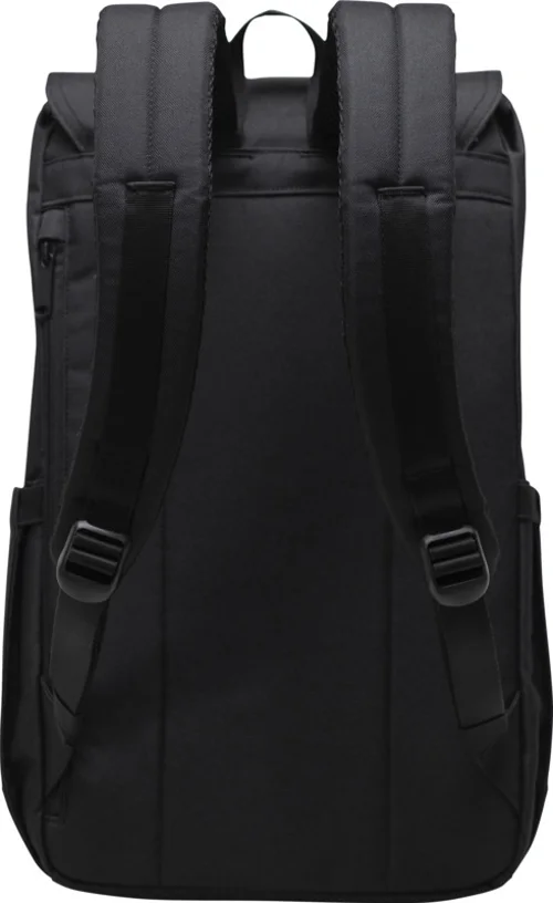 Zaino porta pc da 16" a marchio Herschel Retreat in tessuto riciclato con ampie tasche oggetti e chiusura a coulisse