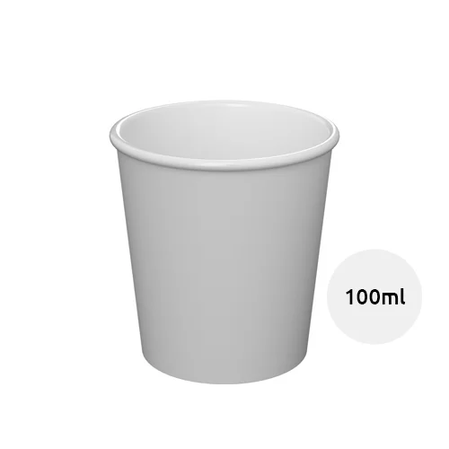 Bicchiere riutilizzabile in plastica riciclata da 100ml