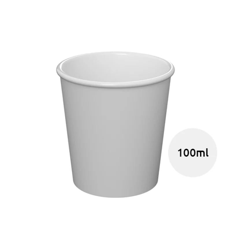 Bicchiere riutilizzabile in plastica riciclata da 100ml