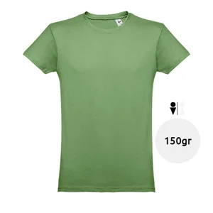 T-shirt da uomo colori assortiti a girocollo taglio regolare 100% cotone 150gr