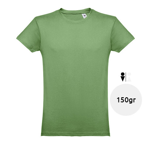 T-shirt da uomo colori assortiti a girocollo taglio regolare 100% cotone 150gr