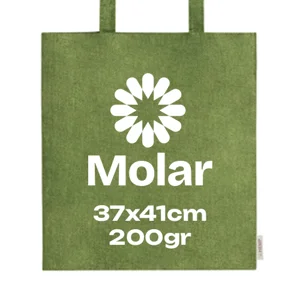 Shopper in canapa con manici lunghi da 200gr 37×41cm