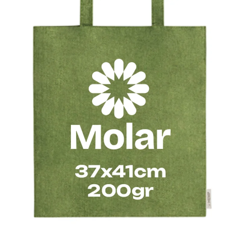 Shopper in canapa con manici lunghi da 200gr 37×41cm