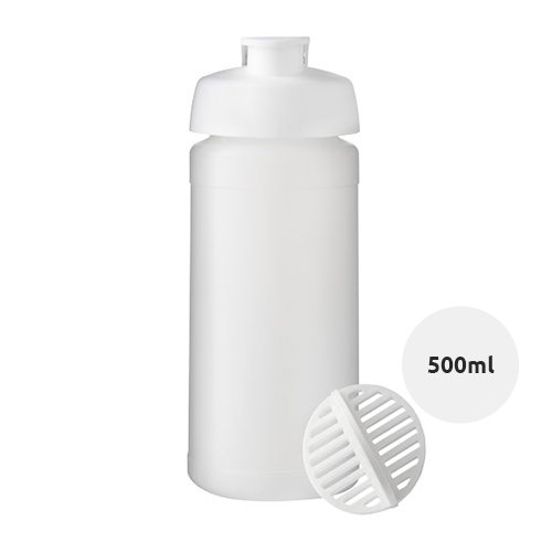 Borraccia sportiva da 500 ml con sfera shaker