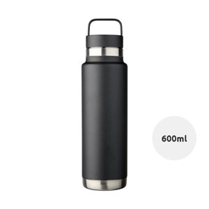 Borraccia con isolamento sottovuoto in rame da 600 ml in confezione regalo
