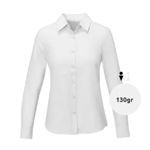 Camicia da uomo a maniche lunghe colori assortiti colletto button down in cotone e poliestere 130gr