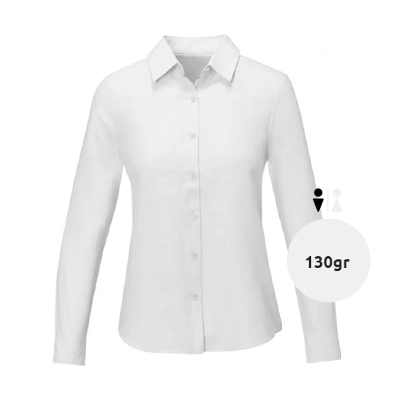 Camicia da uomo a maniche lunghe colori assortiti colletto button down in cotone e poliestere 130gr