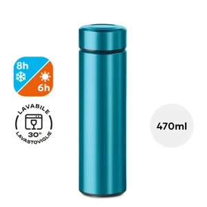 Thermos a doppio strato in acciaio inossidabile con infusore per il tè 470ml