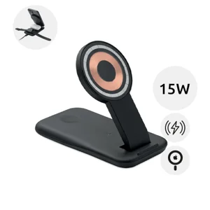 Caricatore wireless magnetico 3 in 1 pieghevole da 15W