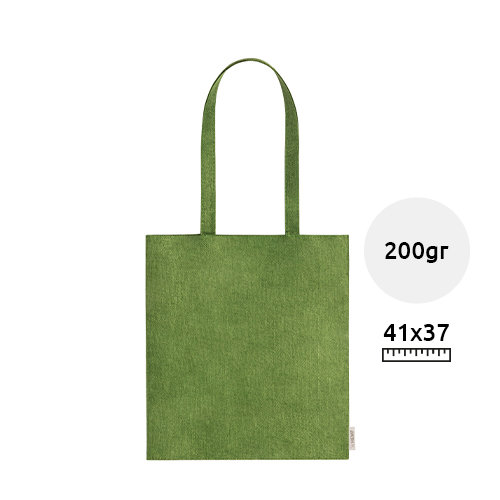 Shopper in canapa con manici lunghi da 200gr 37×41cm