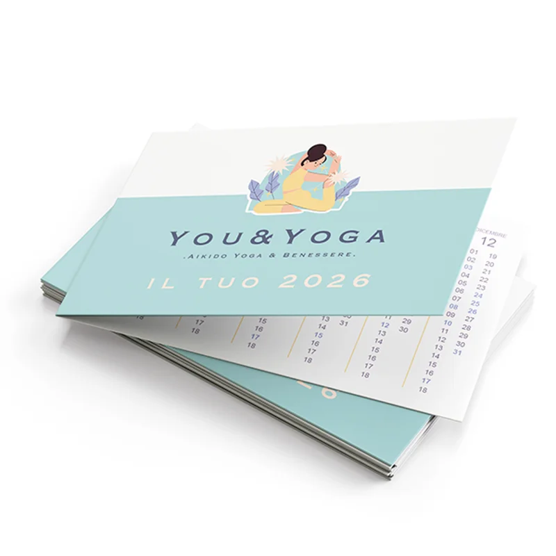 Calendari Tascabili Pieghevoli personalizzati dimensione aperto 17x55mm stampati fronte e retro