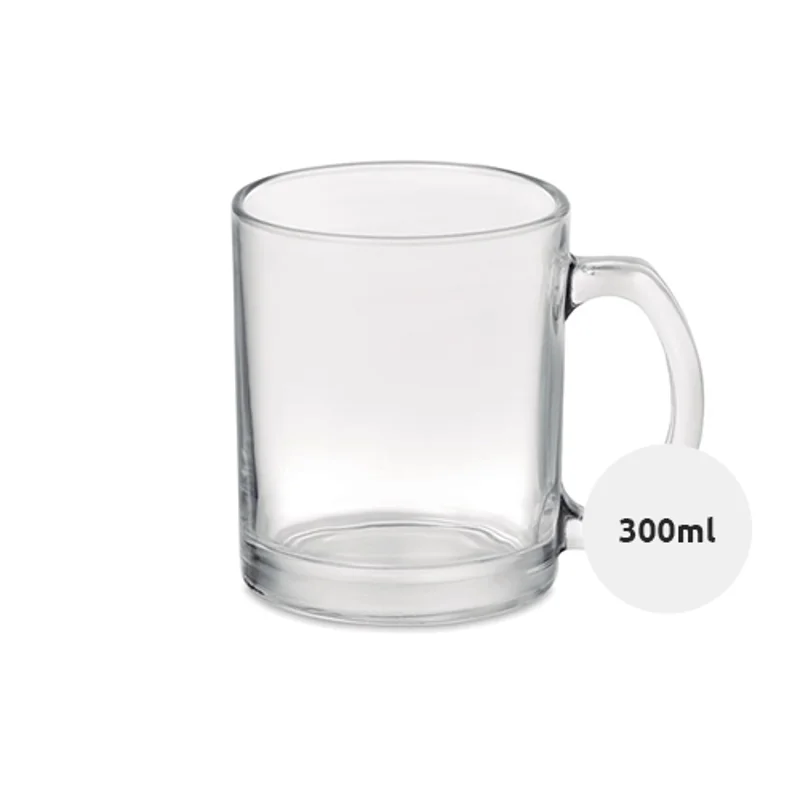 Tazza sublimatica in vetro 300ml