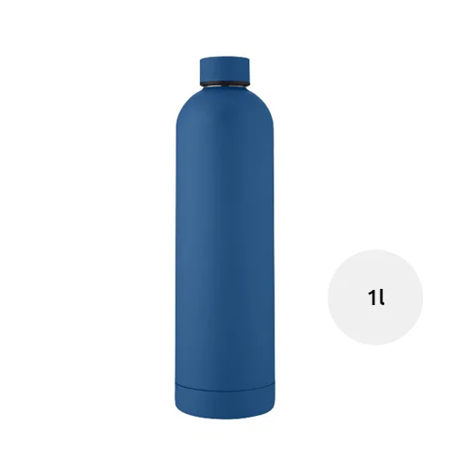 Borraccia termica in acciao inox con isolamento sottovuoto in rame da 1000ml