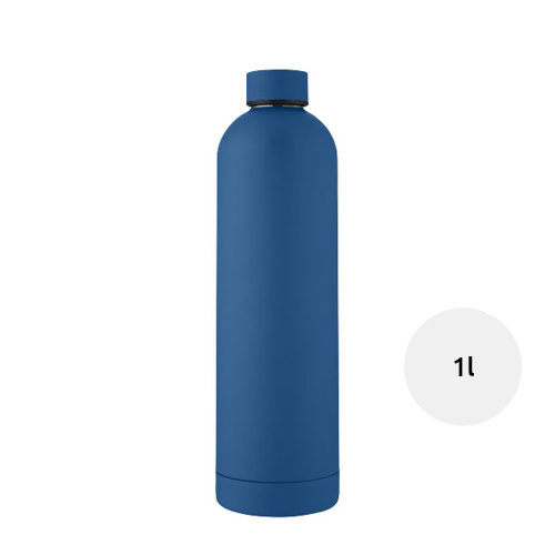 Borraccia termica in acciao inox con isolamento sottovuoto in rame da 1000ml