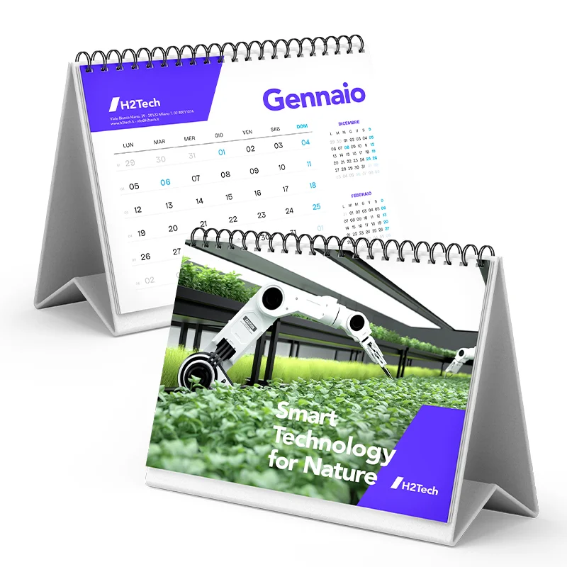 Calendari Aziendali da Tavolo Personalizzati formato A5. Possibilità di richiedere anche il progetto grafico