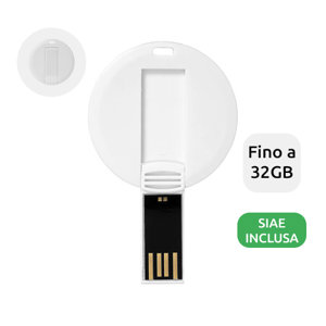 Chiavetta USB in plastica a forma sferica da 1GB a 32GB
